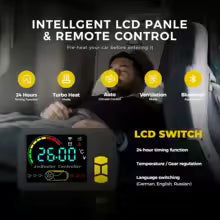 Sunster Portable 8KW 12V/24V/220V toolbox Diesel Parking Air Heater w/Ventilation mode/constant temperature/24H Timing For R